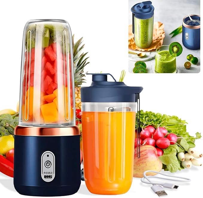 Portable Pro Blender™ — USB-Rechargeable Personal Juicer with Extra Travel Bottle