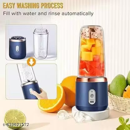 Portable Pro Blender™ — USB-Rechargeable Personal Juicer with Extra Travel Bottle
